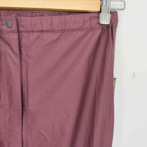 ホールアース whole earth GORE-TEX ゴアテックス リップストップ サイドジップ ナイロンシェルパンツ レディース L-S