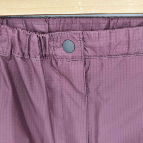ホールアース whole earth GORE-TEX ゴアテックス リップストップ サイドジップ ナイロンシェルパンツ レディース L-S