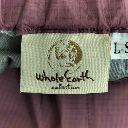 ホールアース whole earth GORE-TEX ゴアテックス リップストップ サイドジップ ナイロンシェルパンツ レディース L-S