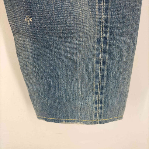 ヒステリックグラマー HYSTERIC GLAMOUR SP加工小窓リメイクスタッズ付きストレートデニムパンツ メンズ 28