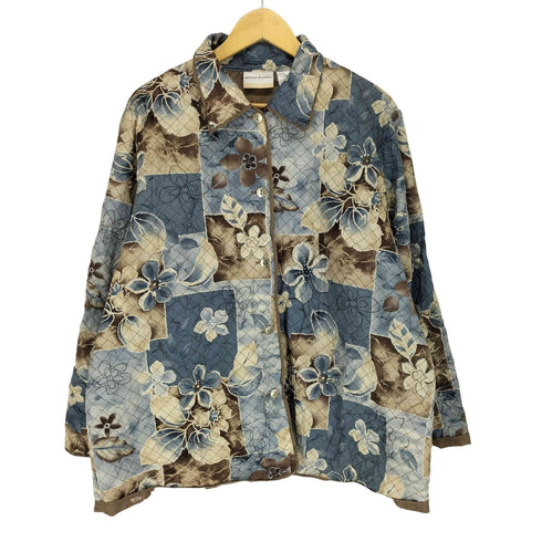 アルフレッドダナー ALFRED DUNNER 花柄 キルティングジャケット レディース 20W