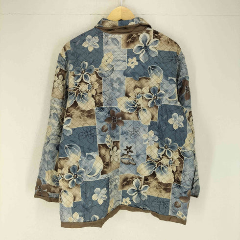 アルフレッドダナー ALFRED DUNNER 花柄 キルティングジャケット レディース 20W