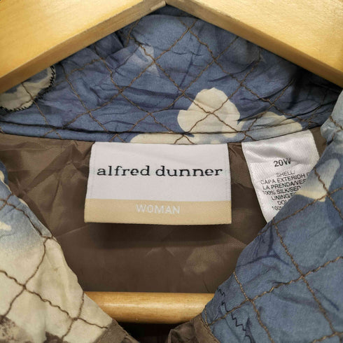 アルフレッドダナー ALFRED DUNNER 花柄 キルティングジャケット レディース 20W