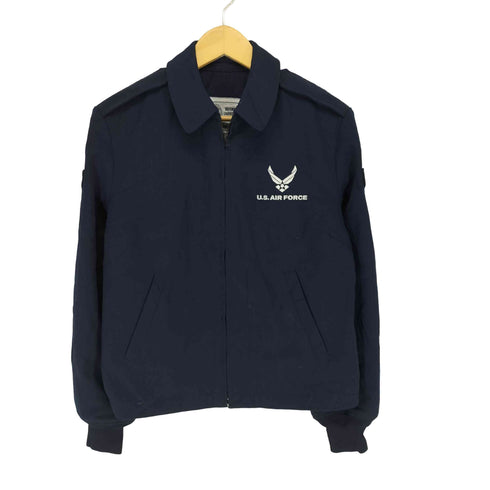DEFENSE LOGISTICS AGENCY U.S. AIR FORCE刺繍ジップブルゾン メンズ 14R