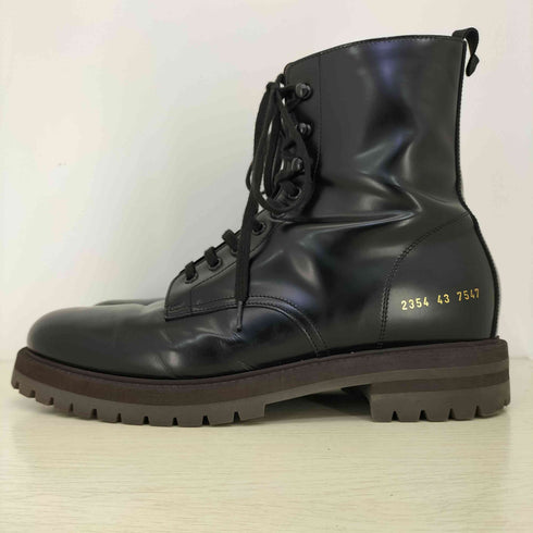 COMMON PROJECTS Combat Boot コンバットブーツ チャンキーソール サイドジップ&レースアップ メンズ EUR:43