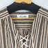 サラマリカ Sara Mallika STRIPE LACEUP DRESS レディース JPN:S