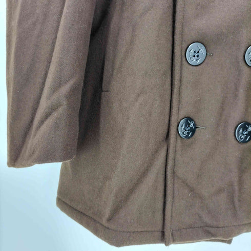 MONOGRAM USA製 裏地キルティング 錨ボタン ピー コート メンズ US:42