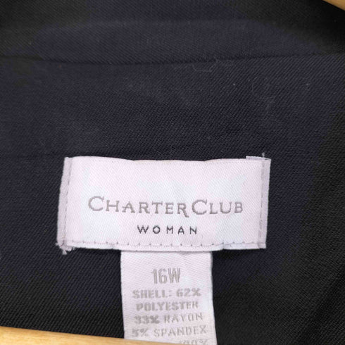CHARTER CLUB レーヨン混 テーラードジャケット レディース 16W