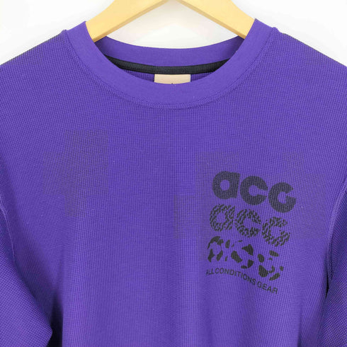 ナイキエーシージー NIKE ACG AS M NRG ACG LS TEE LOGO ワッフル ロングスリーブ Tシャツ ロゴ メンズ import:S