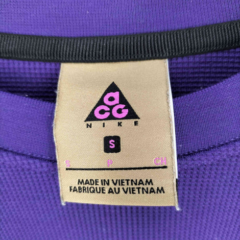 ナイキエーシージー NIKE ACG AS M NRG ACG LS TEE LOGO ワッフル ロングスリーブ Tシャツ ロゴ メンズ import:S