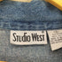 STUDIO WEST 花柄刺繍デニムジャケット メンズ JPN:L