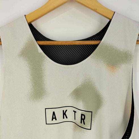 AKTR SCRIBBLE REVERSIBLE TANK スクリブル リバーシブル タンクトップ バスケットボール ゲームシャツ メンズ JPN:L