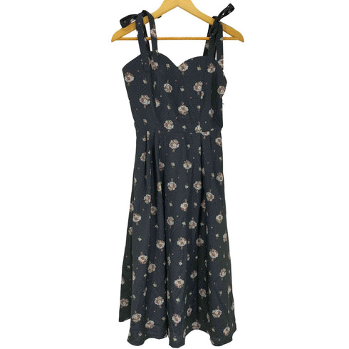 アクシーズファム axes femme ブーケ柄ドットワンピース レディース FREE