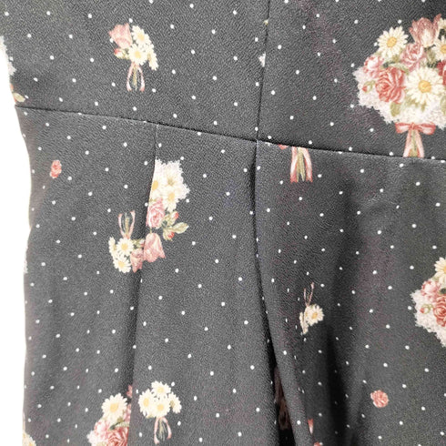 アクシーズファム axes femme ブーケ柄ドットワンピース レディース FREE