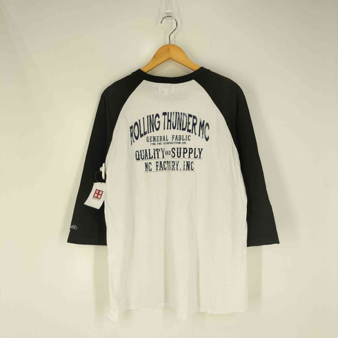 アコースティック acoustic ROLLING THUNDER Q/S TEE ローリングサンダー ラグラン Tシャツ メンズ JPN:XL