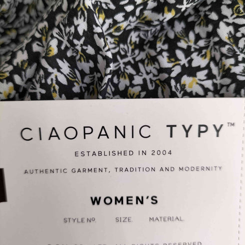 チャオパニックティピー CIAOPANIC TYPY 総柄 長袖ワンピース レディース ONE SIZE