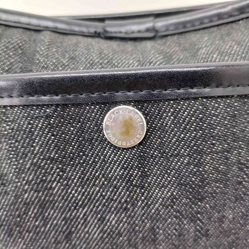 ブラックレーベルクレストブリッジ BLACK LABEL CRESTBRIDGE クレストブリッジチェックデニムミニクラッチ ノバチェック レザーパイピング レディース