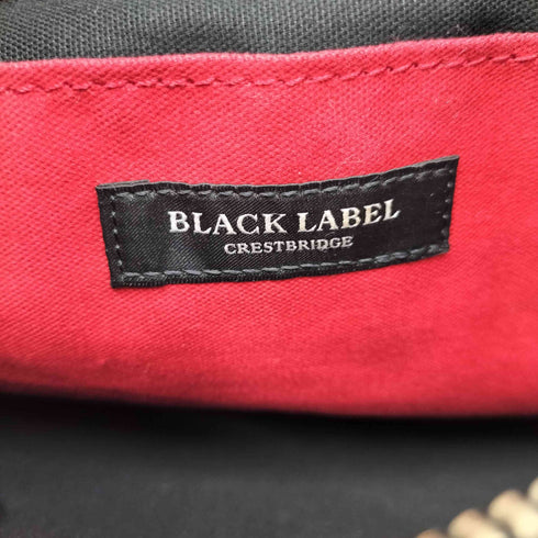 ブラックレーベルクレストブリッジ BLACK LABEL CRESTBRIDGE クレストブリッジチェックデニムミニクラッチ ノバチェック レザーパイピング レディース