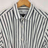 ザラ ZARA SLIM FIT ストライプ ストレッチ シャツ メンズ import:L
