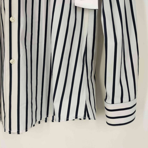 ザラ ZARA SLIM FIT ストライプ ストレッチ シャツ メンズ import:L