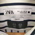 ザラ ZARA SLIM FIT ストライプ ストレッチ シャツ メンズ import:L