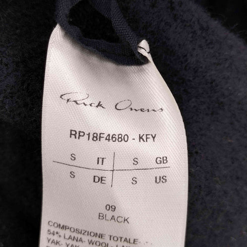 リックオウエンス RICK OWENS 18AW ウール 変形ニット レディース import:S