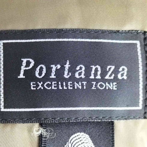 Portanza イタリア製BOZZALLA & LESNA社製生地 ウール ピンストライプ ダブルブレストテーラードジャケット 2タックスラックス スーツセットアップ メンズ A6