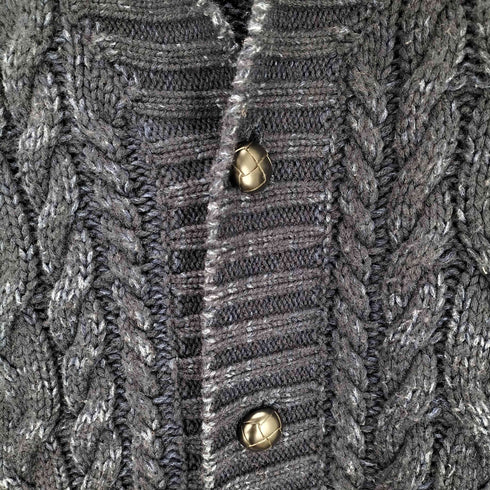ブルーブルー BLUE BLUE INDIGO COTTON CABLE KNIT COAT メンズ JPN:2