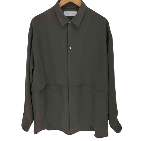 クルニ CULLNI Layered Waist Drawstring Shirt メンズ