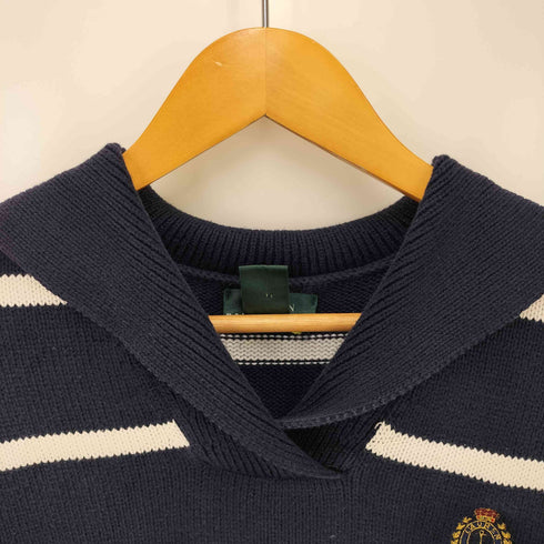 ラルフローレン RALPH LAUREN セーラーカラープルオーバー ニットセーター ボーダー レディース JPN:L