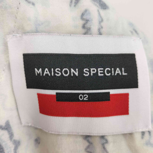 メゾンスペシャル MAISON SPECIAL インドプリントワイドスラックス メンズ 2