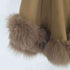 サガファーズ SAGA FURS カシミヤ100 ブルーフォックスポンチョ レディース M-L