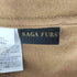 サガファーズ SAGA FURS カシミヤ100 ブルーフォックスポンチョ レディース M-L