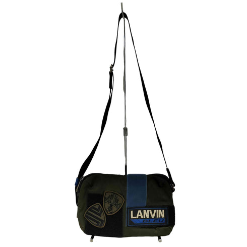 ランバンオンブルー LANVIN en Bleu ワッペン ナイロンショルダーバッグ メンズ