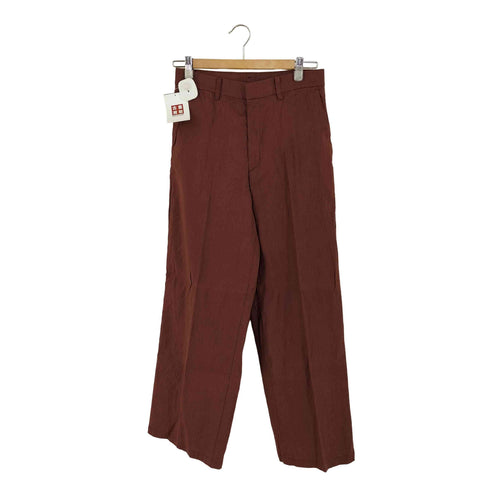 ムジルシリョウヒン 無印良品 ヘンプ混ストレッチストレートパンツ レディース JPN:M