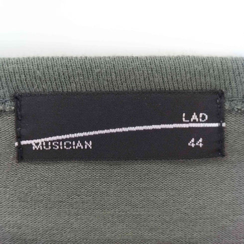 ラッドミュージシャン LAD MUSICIAN フロントロゴプリント 長袖シャツ メンズ 42