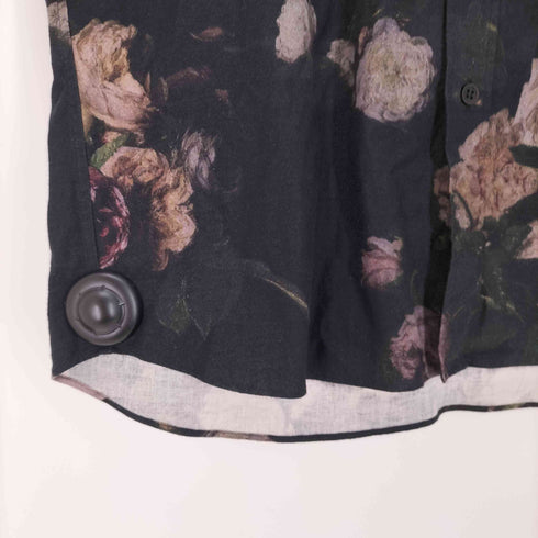 ラッドミュージシャン LAD MUSICIAN DECHINE INKJET PAINT FIOWER フラワープリントシャツ メンズ 44