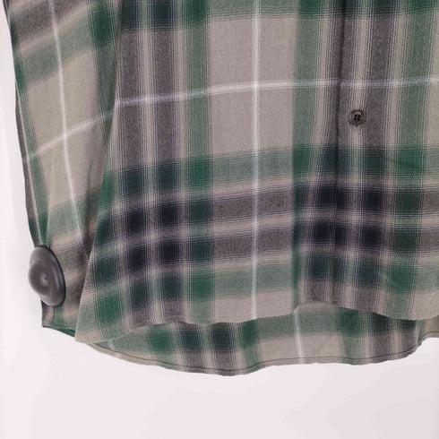 ラッドミュージシャン LAD MUSICIAN MODAL OMBRE TARTAN CHECK BIG SHIRT メンズ 42