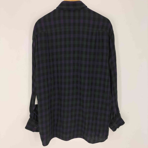 ラッドミュージシャン LAD MUSICIAN TWILL GUN CLUB CHECK BIG SHIRT メンズ 44