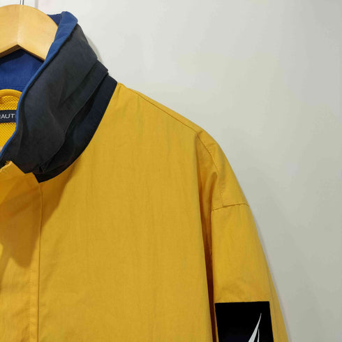 ノーティカ NAUTICA 2000s ジップアップ シェルナイロンジャケット メンズ import:M