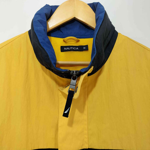 ノーティカ NAUTICA 2000s ジップアップ シェルナイロンジャケット メンズ import:M