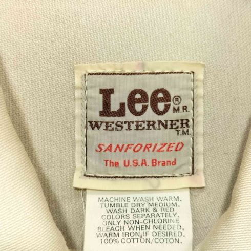リー Lee 復刻 WESTERNER 0411 デニムジャケット メンズ MEDIUM
