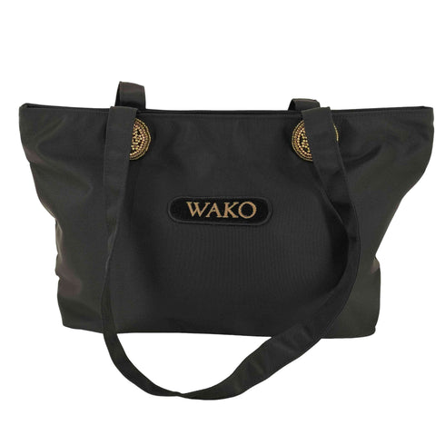 ワコー WAKO ロゴ刺繍 トートバッグ レディース