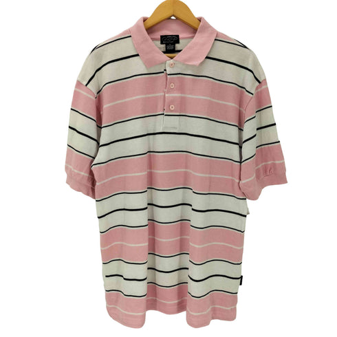 キャルトップ CALTOP STRIPE BORDER POLO SHIRTS メンズ JPN:L