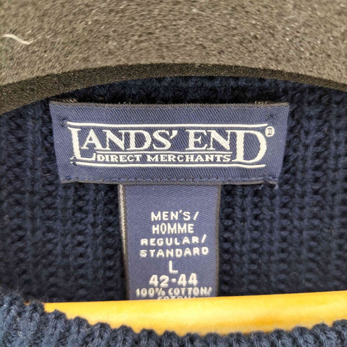 ランズエンド LANDS END MADE IN USA コットンニット メンズ JPN:L