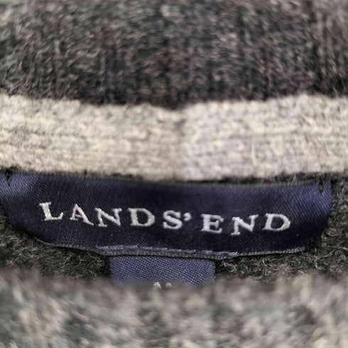 ランズエンド LANDS END ウール混 ケーブルニット メンズ JPN:M