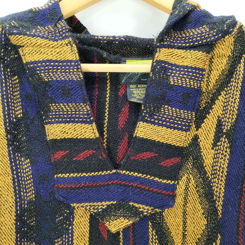AZTEC 90s Mexican Parka アクリルラグ メキシカン パーカー メンズ JPN:L