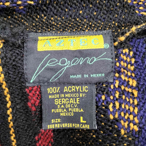 AZTEC 90s Mexican Parka アクリルラグ メキシカン パーカー メンズ JPN:L