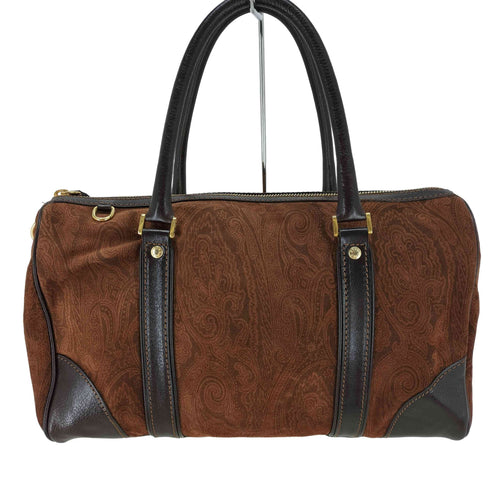 エトロ ETRO ペイズリー スウェードミニバッグ レディース