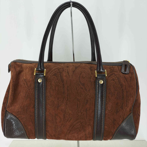 エトロ ETRO ペイズリー スウェードミニバッグ レディース